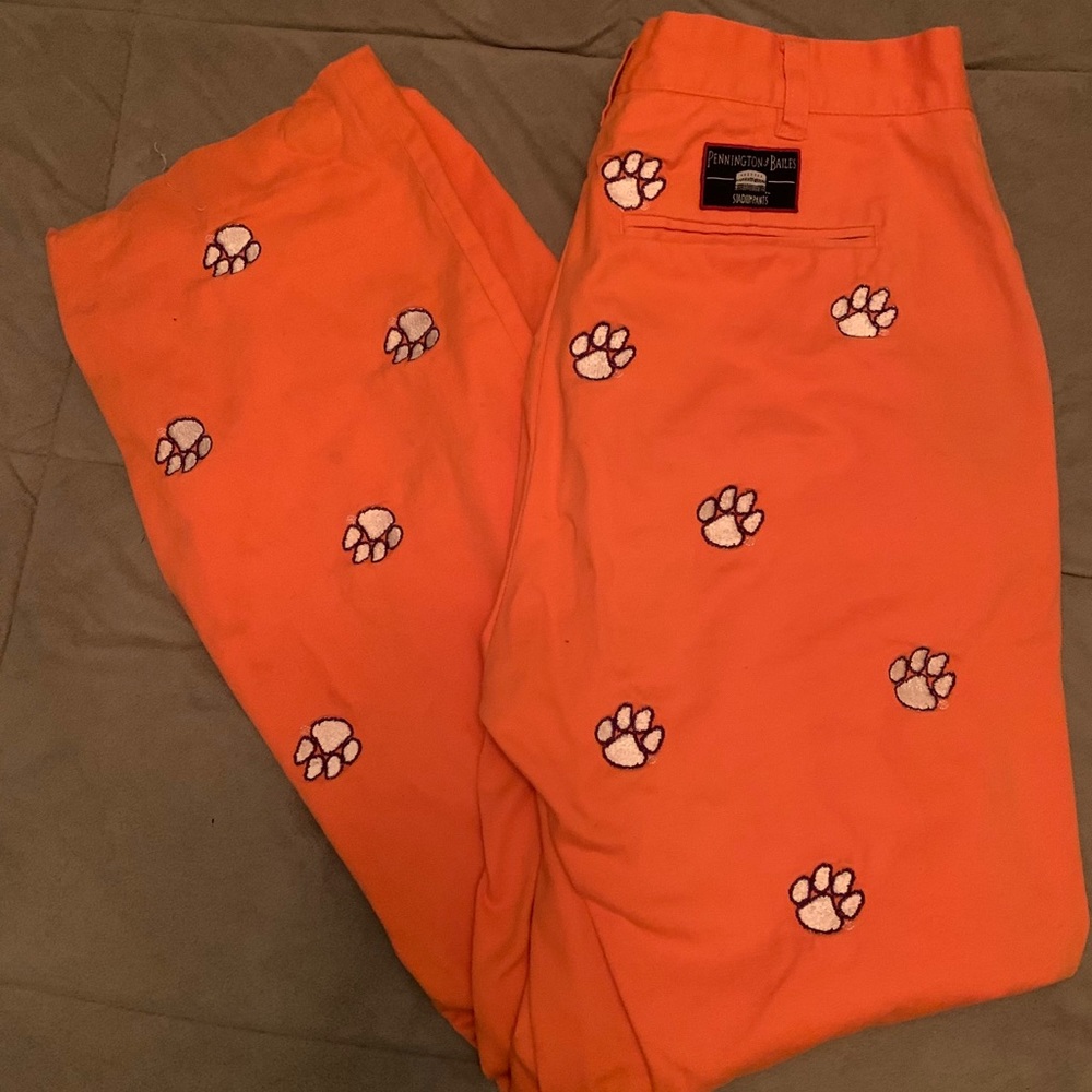 Clemson Tigers Paw Pritn Pants